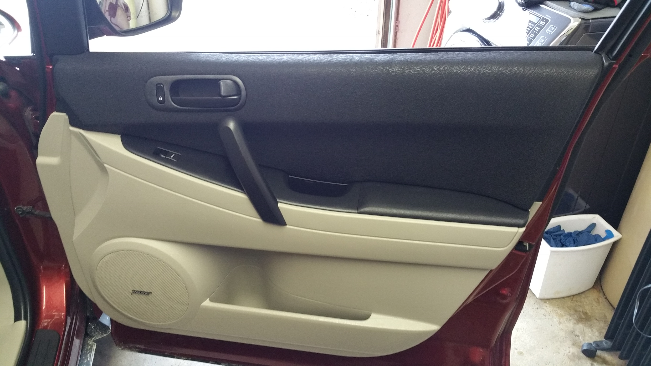 Clean door panel